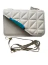 SAC À MAIN BLANC TEXTURÉ