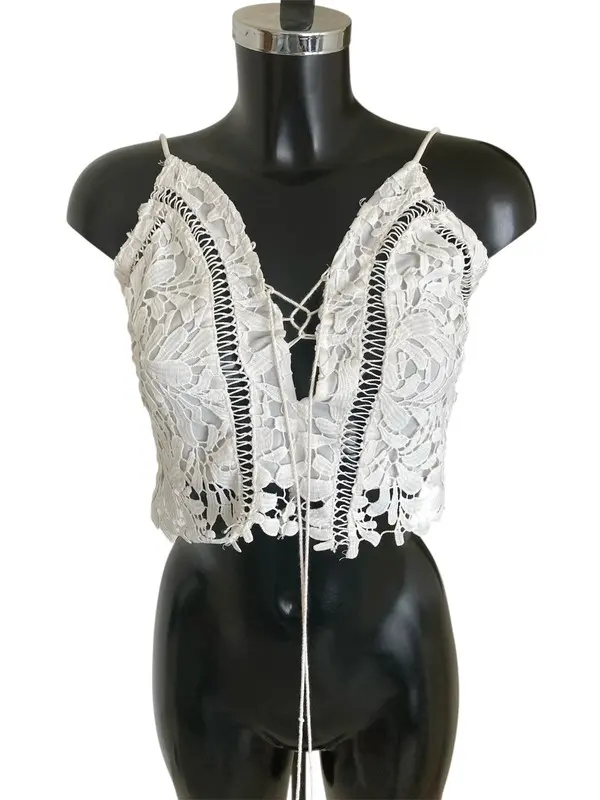 Elenza - CROP TOP DENTELLE - 36/S