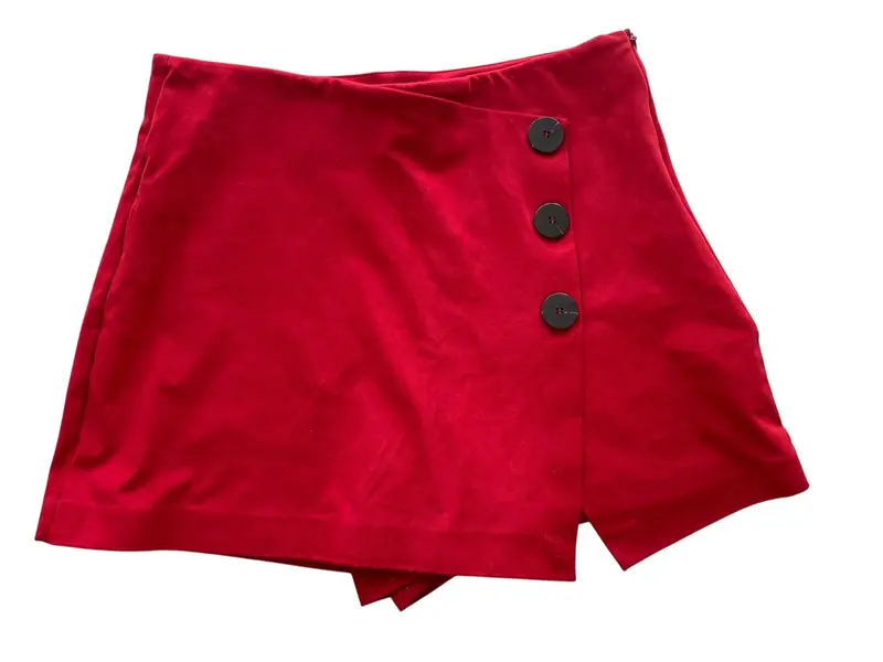 Zara - JUPE SHORT EN SUÈDINE - 36/S 