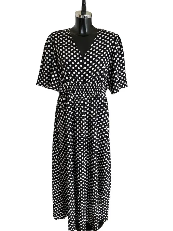 Shein - ROBE LONGUE À POIS - 42/44 
