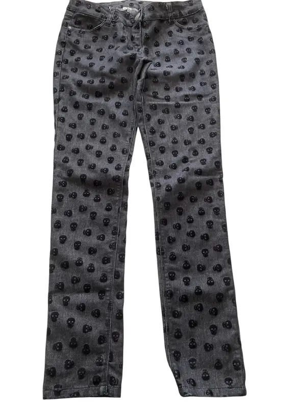 Pantalon motif tête de mort taille 36/S