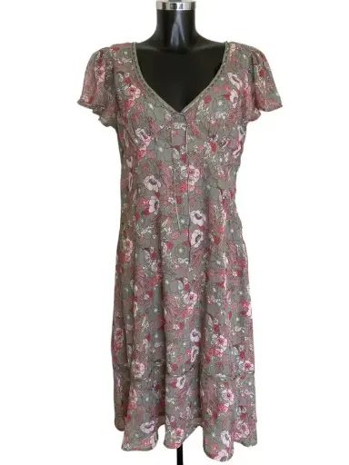H&M - ROBE FLEURIE - 40/42 