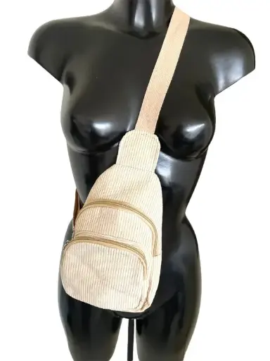 SAC BANANE BANDOULIÈRE BEIGE